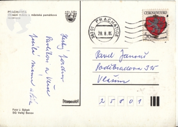 Prachatice 1986 95 001 ●